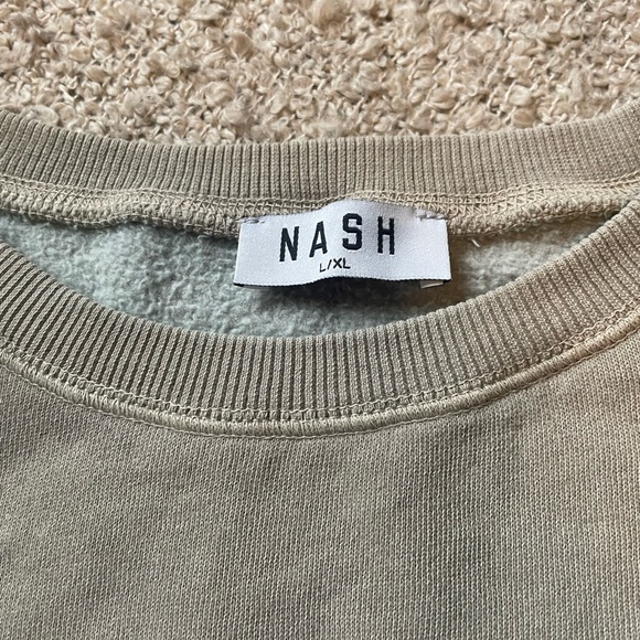 The Nash Collection - NWT Sage cropped sweatshirt. Size L/XL - Picture 2 of 7